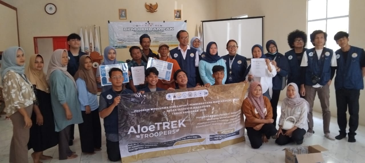 Berita Acara Serah Terima BEM Berdampak Universitas Mercu Buana